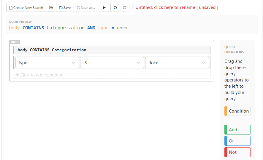 Add a group to a condition