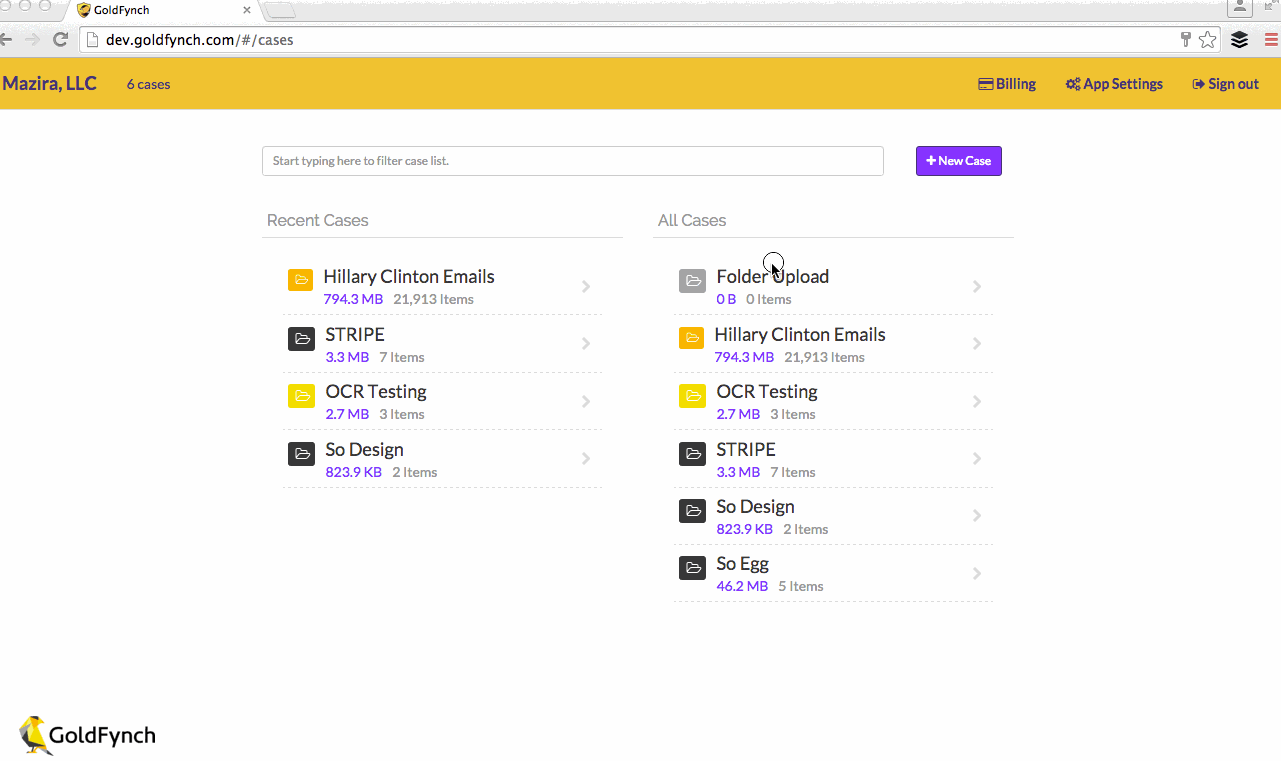 GoldFynch File Upload