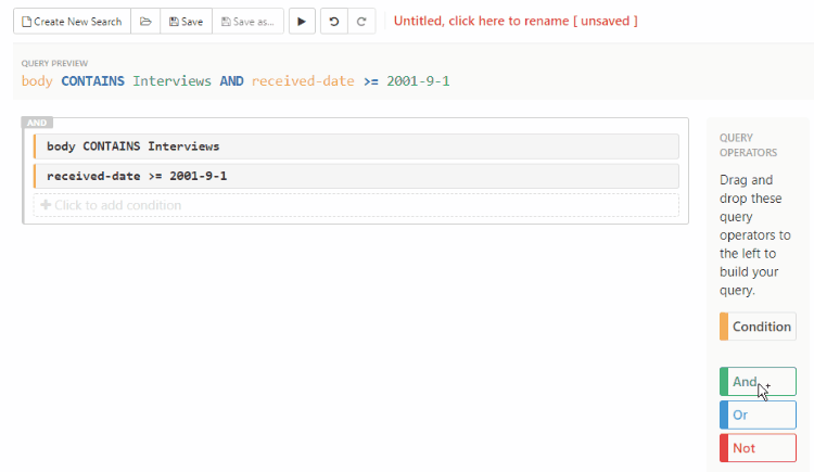Add the AND logical operator