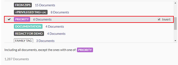 Invert Tag Selection