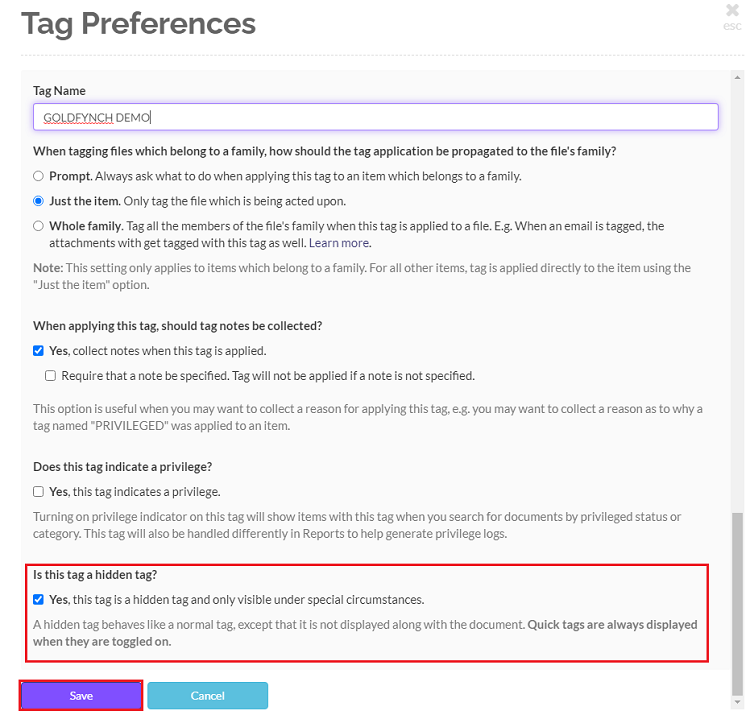 Set Hidden Indicator