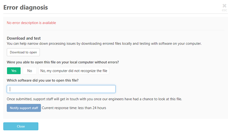 Files opens on computer