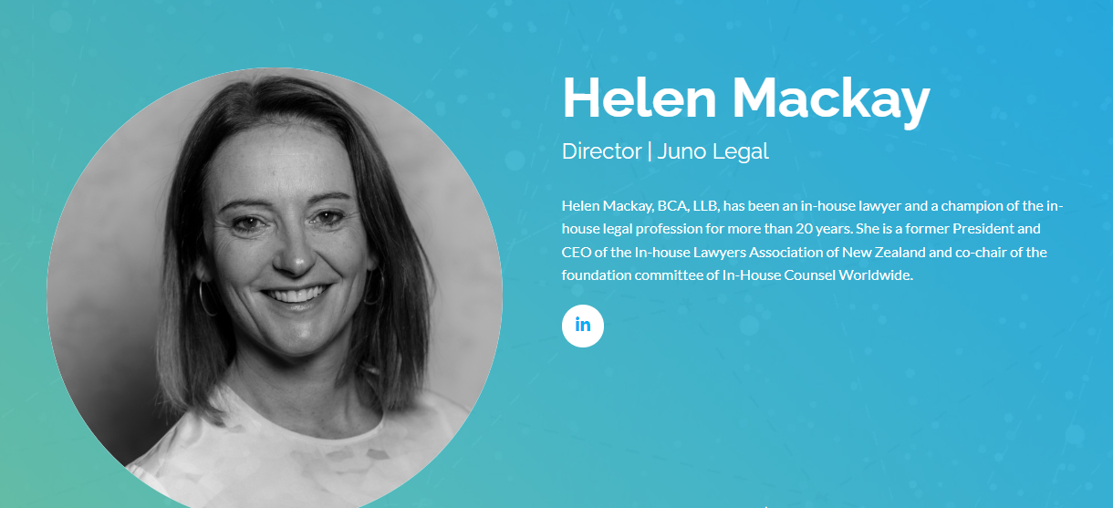 Keynot speaker Helen Mackay