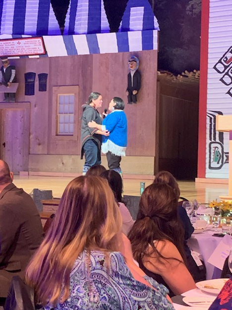 The Inuit throat singing performance was a captivating display of musical expression and storytelling